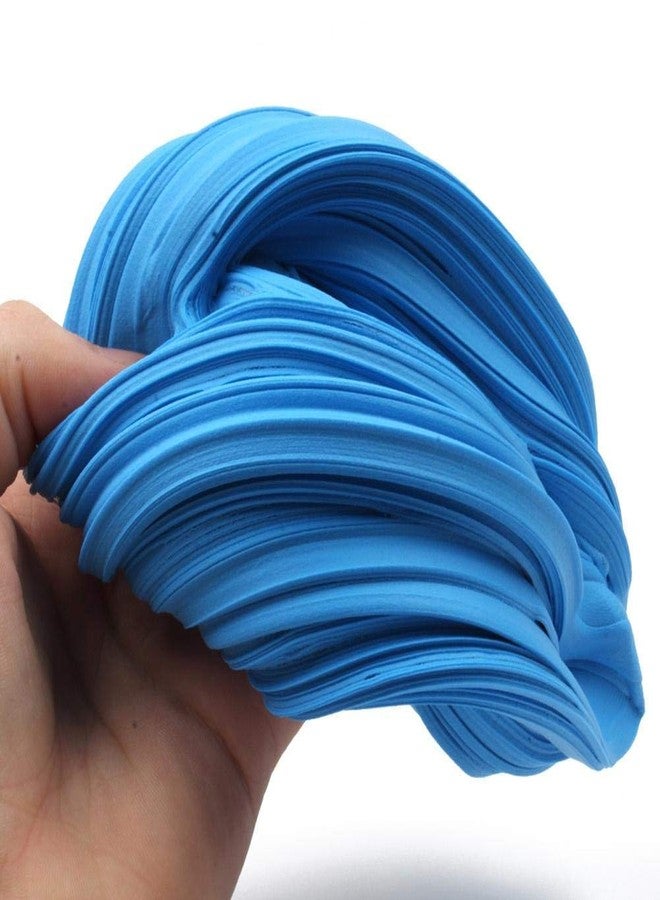 JULIANA Glittery Fluffy Stress Relief Non Toxic Slime for Kids Blue Color (150 gm, Free Slime Activator and Glitter) - Image 4